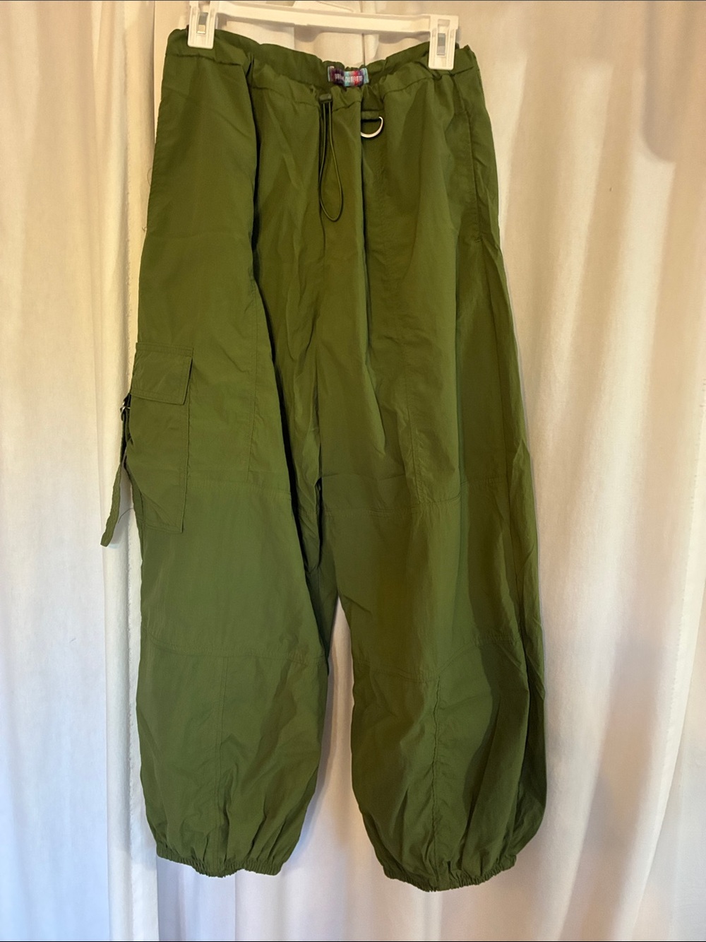 Urban Outfitters Olive Cargo Track Joggers with D-Ring